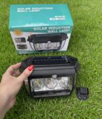 Halogen LED Solarny Lampa Ogrodowa z Czujnikiem Ruchu Potrójny